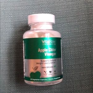 Vita raw apple cider vinegar capsules, sealed